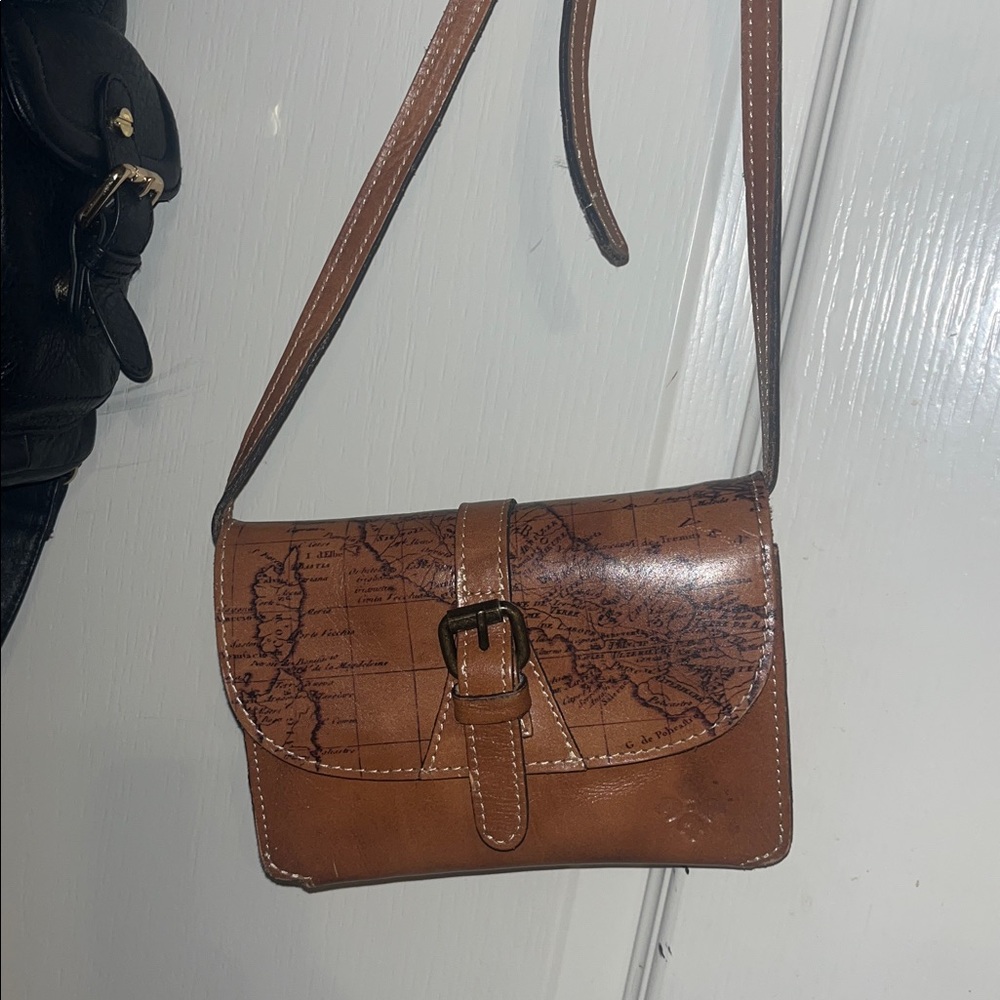 Patricia Nash Caramel Leather Crossbody